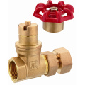 J109 brass water meter gate valve